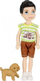 Kukull djalosh Mega Creative Doll Boy, 13cm, me qenush, shumëngjyrëshe