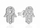 Vathë për femra Agato Hand of Fatima AGT-E118PW, të argjendtë
