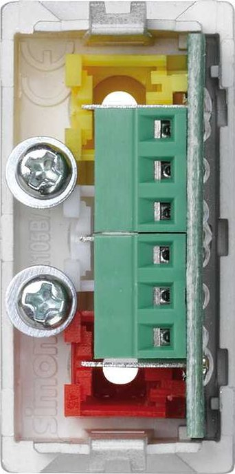 Prizë murale Simon Connect K45/2 Speaker K105B/8, 3xRCA, modul audio video, alumini