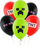 Balona GoDan Premium Balloons Pixels Blocks, 30cm, set me 6 copë, shumëngjyrëshe