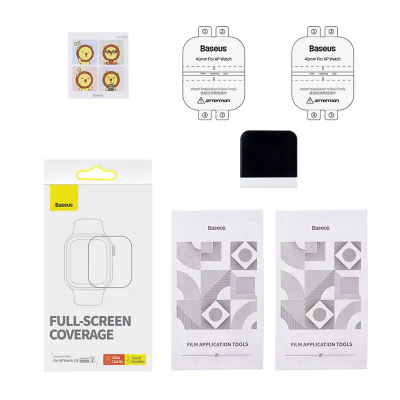Mbrojtëse ekrani Baseus NanoCrystal 41mm, për Apple Watch 7/8, transparente