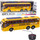 Lodër makinë RC School Bus, 1:30, me komandë nga larg me drita, e verdhë