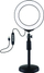 Lampë unaze LED 16cm, mbajtëse tavoline 33cm, USB, RGBW