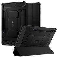 Mbrojtëse për tablet Samsung Galaxy Tab S7+/S8+ Spigen Rugged Armor Pro, e zezë