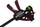 Shtrëngues njëdorësh Piher Extra Quick 52660, 600mm, 150kg, ngjyrë bordo