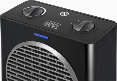 Ngrohës me ventilator Black+Decker BXSH2003E, 2000W, 2 shkallë fuqie, i bardhë