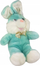 Lepur pelushi lodër Bunny, 33cm, me xhep me zinxhir, ngjyrë mente