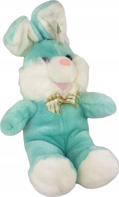 Lepur pelushi lodër Bunny, 33cm, me xhep me zinxhir, ngjyrë mente