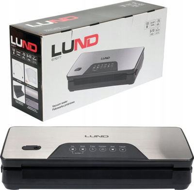 Mbyllës vakumi Lund Vacuum Sealer 67877, 130W, gjerësi mbylljeje 30cm, i bardhë