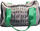 Çantë shpine Takata Handbag, materiale Bride, me rripa Takata, jeshile