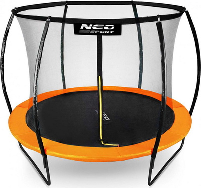Trampolinë kopshti Neo Sport, 180 x 252 cm, e zezë / portokalli