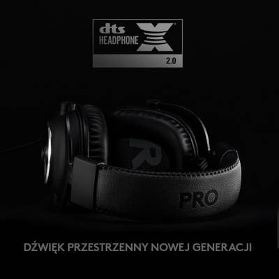 Kufje Logitech G Pro X (981-000818), të zeza