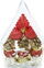 Stoli peme Krishtlindjeje Baubles Banks set, 5 cm, 12 copë, të kuqe edhe të arta