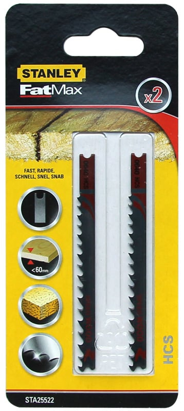 Teh sharre elektrike Stanley FatMax STA25522 për dru, set me 2 copë