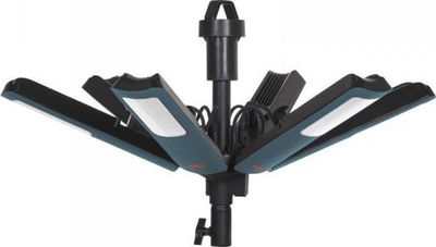 Llampë pune Mareld Starburst, 16000 lm, LED, e zezë