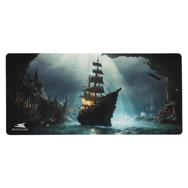 Mauspad Gaming Baracuda Ghostship, BGMP-02, 750x350, L