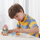 Kullë druri puzzle Viga Toys VIGA PolarB, 11 copë, shumëngjyrëshe