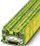 Bllok tokëzimi Phoenix Contact ST-4, përçues deri 4mm², për shina DIN NS 35, verdhë jeshile