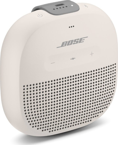 Bluetooth звучник Bose SoundLink Micro, отпорен на вода, безжичен, бел