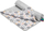 Batanije për bebe Sensillo Minky Blanket, 75x100cm, me iriqë, gri