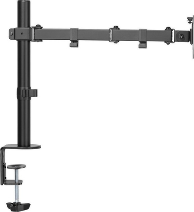 Krah monitori Goobay Single Flex, 17-32", VESA 75/100, i zi