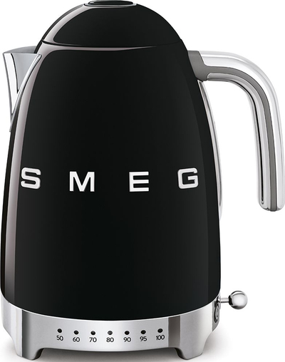 Çajnik elektrik Smeg KLF04BLEU, rregullim temperature, 1.7L, i zi