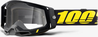 Syze motokrosi 100% Racecraft 2 Arbis, lente transparente, OSFA, të zeza