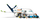 Set LEGO City Passenger Airplane 60367, aeroplan pasagjerësh, 9 minifigura, shumengjyrësh