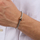 Byzylyk për meshkuj Morellato Motown SALS111, i argjendtë/ rozë