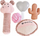Set lodrash për qen Barry King Gift 5n1, për këlysh, rozë