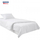 Komplet çarçafësh hotelier, teke, damask, i bardhë