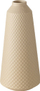 Vazo dekorative Boltze Monrovia, qeramike, 27 cm, bezhë mat