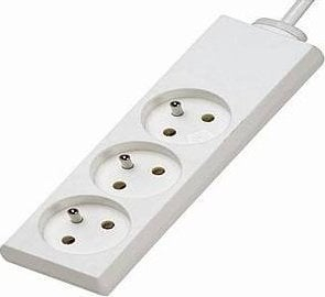 Prizë e trefishtë Konnoc DX-3F, kabllo 3 m, 10A/250V