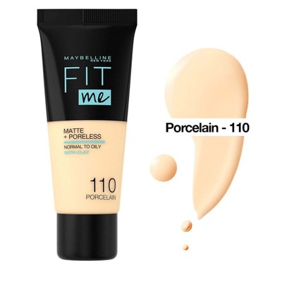 Krem pudër Maybelline Fit Me, Matte+Poreless, no.110, 30ml