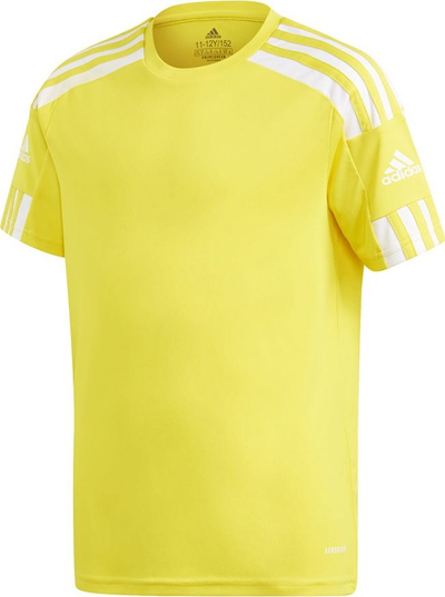 Fanellë futbolli Adidas Squadra 21 JSY Y Jr, për fëmijë, poliester, e verdhë
