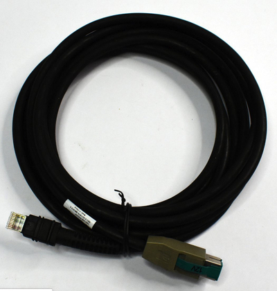 Kabllo USB për lexues barkodash Motorola CBA-U45-S15ZAR, 4.6m, e zezë