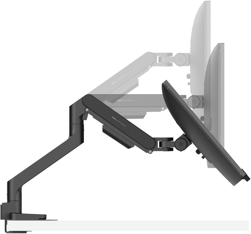Krah monitori BenQ Ergo Arm BSH01, montim në tavolinë, rregullim i plotë, i zi