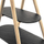 Tabaka me dy nivele Orion Etagere, gur slate dhe dru, 2 kate, gri natyrale