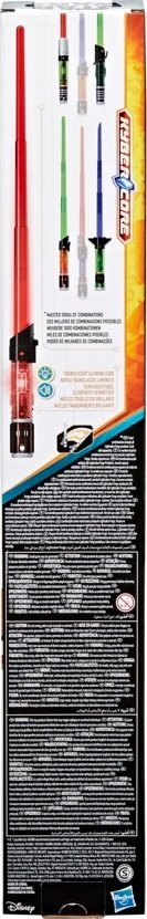 Lodër shpatë drite Hasbro Star Wars Lightsaber Forge Darth Vader, me drita, me tinguj, e kuqe