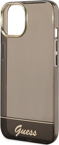 Mbulesë telefoni Guess GUHCP14MHGCOK për iPhone 14 Plus 6.7\", hardcase, e zezë e tejdukshme