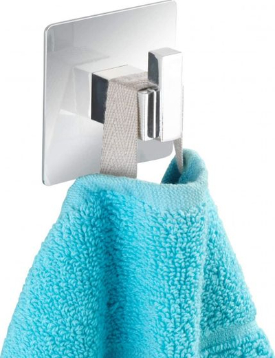 Varëse muri vetëngjitëse Wenko Quadro Turbo-Loc, 6.5cm, krom