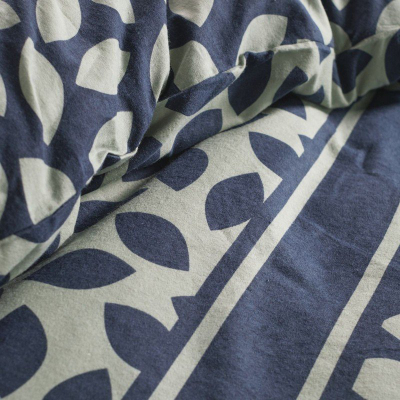 Set mbulese jorgani Today Cotton Flannel 2.17, dopjo 140x190 cm, pambuk 100%, blu e errët