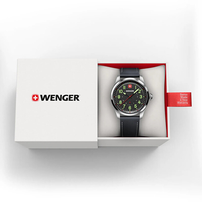 Orë dore për meshkuj Wenger Terragraph, e zezë