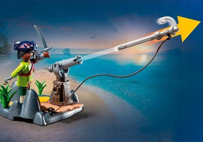 Set lodër Playmobil Pirates 71532, gaforre gjigande për luftë, 26 pjesë, shumëngjyrëshe