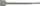 Daltë spate Hitachi SDS-plus 40 x 250mm, metal, gri