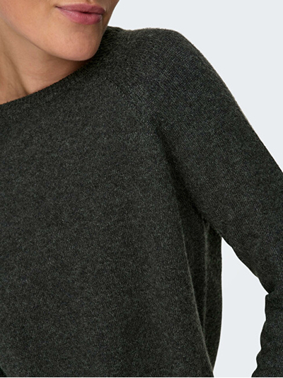 Triko ONLY ONLLESLY 15170427 Dark Grey Melange