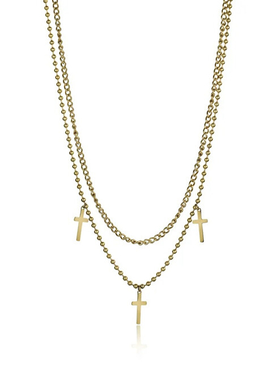 Qafore për femra Marc Malone Brooke Gold Necklace MCN23106G, e artë