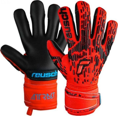 Doreza portieri Reusch Attrakt Freegel Silver Junior, Finger Support, masa 6.5, të kuqe