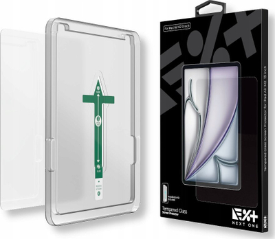 Mbrojtëse ekrani xham Next One Tempered Glass, për iPad Air M2 13", transparente