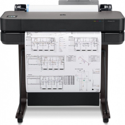 Printer i madh HP DesignJet T630, inkjet, me ngjyra, i zi